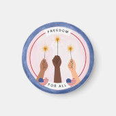 Inclusief 4 juli - Vrijheid voor iedereen Magneet (Voorkant)