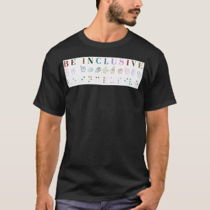 Inclusief afdrukken t-shirt