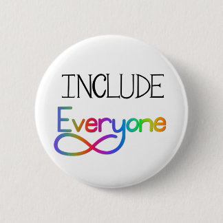 Inclusief iedereen - Bewustmaking van de neurodive Ronde Button 5,7 Cm