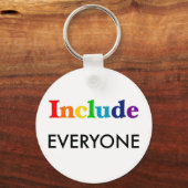 Inclusief iedereen - Bewustmaking van de neurodive Sleutelhanger (Voorkant)