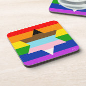 Inclusief Joodse Pride-onderzetter Bier Onderzetter (Linkerzijde)