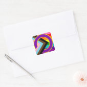 Inclusief Progressive Retro 8 Pride Flag Sticker (Envelop)
