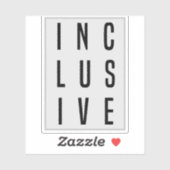 INCLUSIEVE STICKER (Vel)