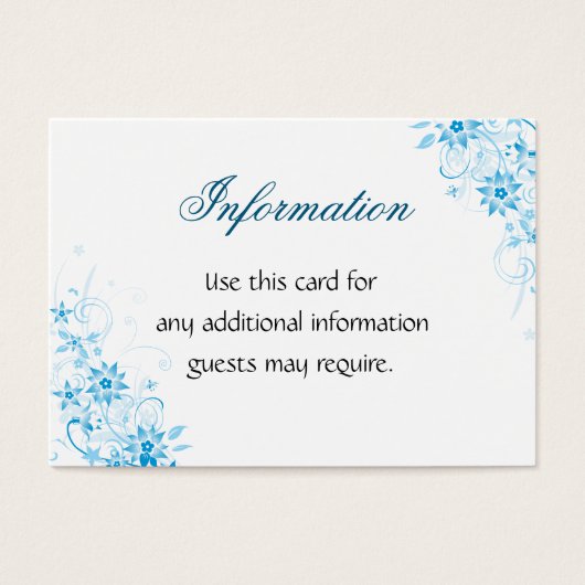 Inclusion de fleurs Blue Star (Devant)