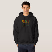 Inclusive Definition Include Accept Embrace Doyles Hoodie (Voorkant volledig)