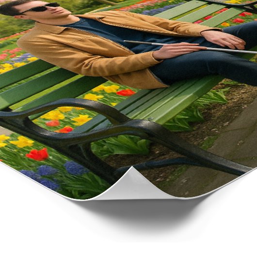 Inclusive Spring Wall Art, Blind AwarenessGarden Poster (Hoek)