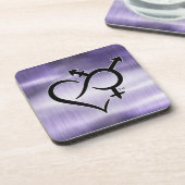 Inclusiviteit & liefde symbool bier onderzetter (Linkerzijde)