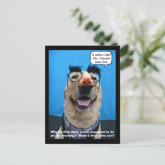 Incognito Briefkaart (Staand voorkant)