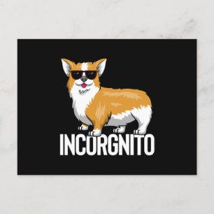 Incognito Corgi Briefkaart
