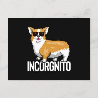 Incognito Corgi Briefkaart