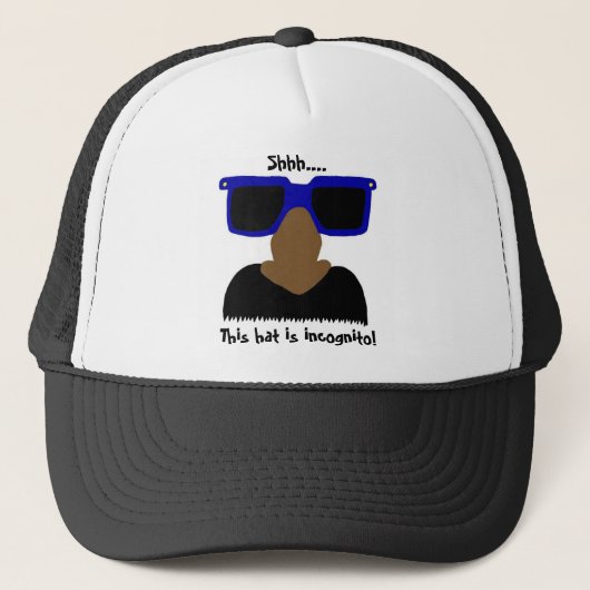 Incognito Moustache & Casquette de lunettes (Devant)