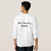 Incognito Moustache & Lunettes Sweatshirt (Dos entier)