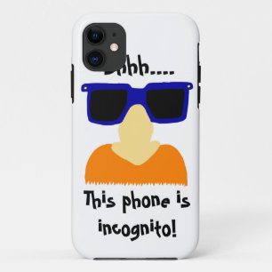 Incognito Mustache & Glasses iPhone 5 Hoesje