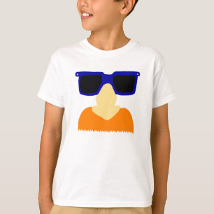Incognito Mustache & Glasses Kinder Basic T-Shirt