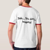 Incognito Mustache & Glasses Mannen Ringer T-Shirt (Achterkant volledig)