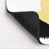 Incognito Mustache & Glasses Mousepad Muismat (Hoek)