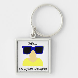 Incognito Mustache & Glasses Sleutelhanger