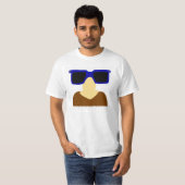 Incognito Mustache & Lunettes Mens Valeur T-Shirt (Devant entier)