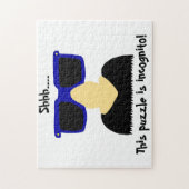 Incognito Mustache & Puzzle de lunettes (Vertical)