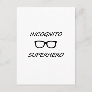 Incognito Superheld 01B Briefkaart