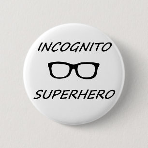 Incognito Superheld 01B Ronde Button 5,7 Cm