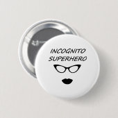 Incognito Superheld 03B Ronde Button 5,7 Cm (Voorkant /achterkant)
