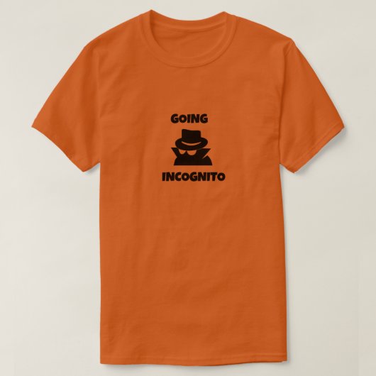 INCOGNITO T-SHIRT (Design voorkant)