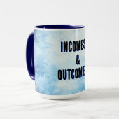 INCOMES & OUTCOMES MUG (Devant gauche)