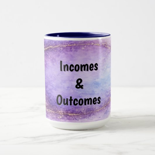 Incomes & Outcomes Mug (Centre)