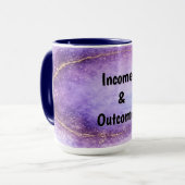 Incomes & Outcomes Mug (Devant gauche)