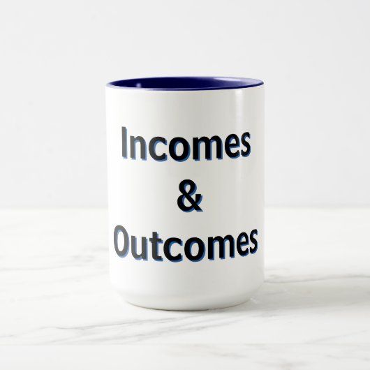 Incomes & Outcomes Mug (Centre)