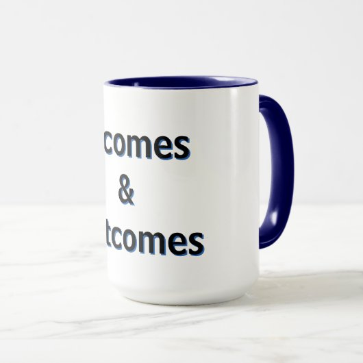 Incomes & Outcomes Mug (Devant droit)