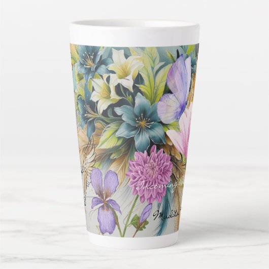 Incoming Blessings-Latte Mug (Devant)