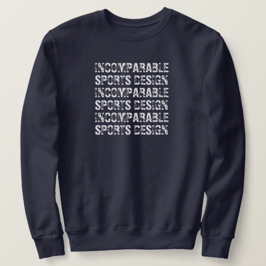 Incomparable Sports Design Sweatshirt de base (Design devant)