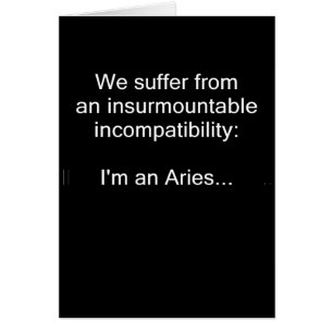 Incompatibiliteit met Aries