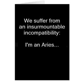 Incompatibiliteit met Aries