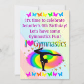 INCONTOURNABLE J'AIME LES INVITATIONS GYMNASTIQUES (Devant)