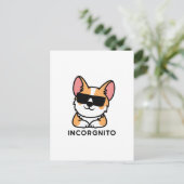 Incorgnito Briefkaart (Staand voorkant)
