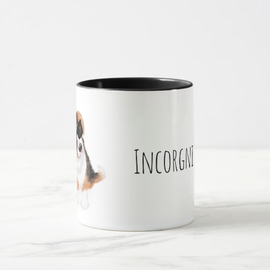 Incorgnito corgi puppy mok (Midden)
