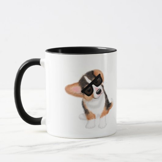 Incorgnito corgi puppy mok (Links)