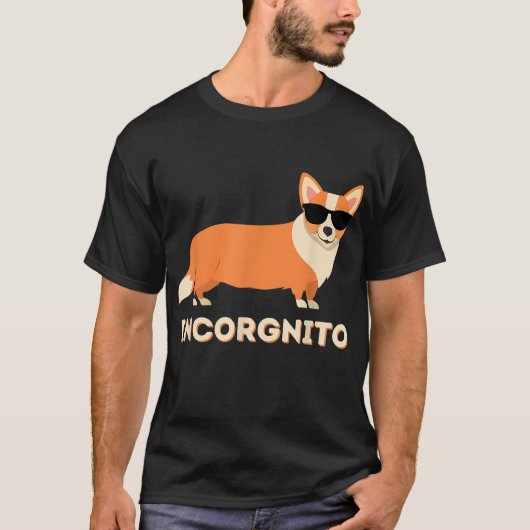 Incorgnito - Funny Welsh Corgi Owner Hondenliefheb T-shirt (Voorkant)
