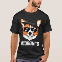 Incorgnito Stealthy Corgi in de kleuren T-shirt