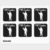 INCROYABLE JE TUE LES ZOMBIES - AUTOCOLLANT (Feuille)