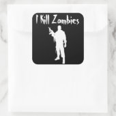 INCROYABLE JE TUE LES ZOMBIES - AUTOCOLLANT (Sac)