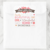 Incroyable maman Happy Mère's Day Sticker Seal (Sac)
