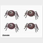 Incy araignée rectangulat autocollant (Feuille)