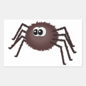 Incy araignée rectangulat autocollant (Devant)
