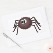 Incy araignée rectangulat autocollant (Enveloppe)