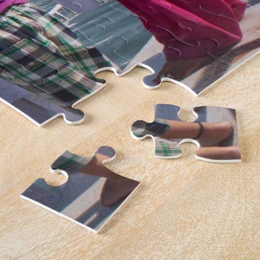 Inde Amritsar Temple d'or. Jigsaw Puzzle (Côté)