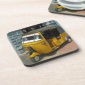 Inde auto rickshaw vue dessous de verre (Côté gauche)